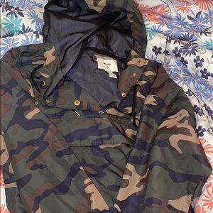 Camo Pullover Windbreaker